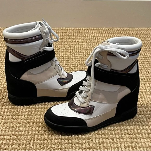 COPY - Marc by Marc Jacobs Kisha Wedge Sneakers 38 NEW - Picture 6 of 9